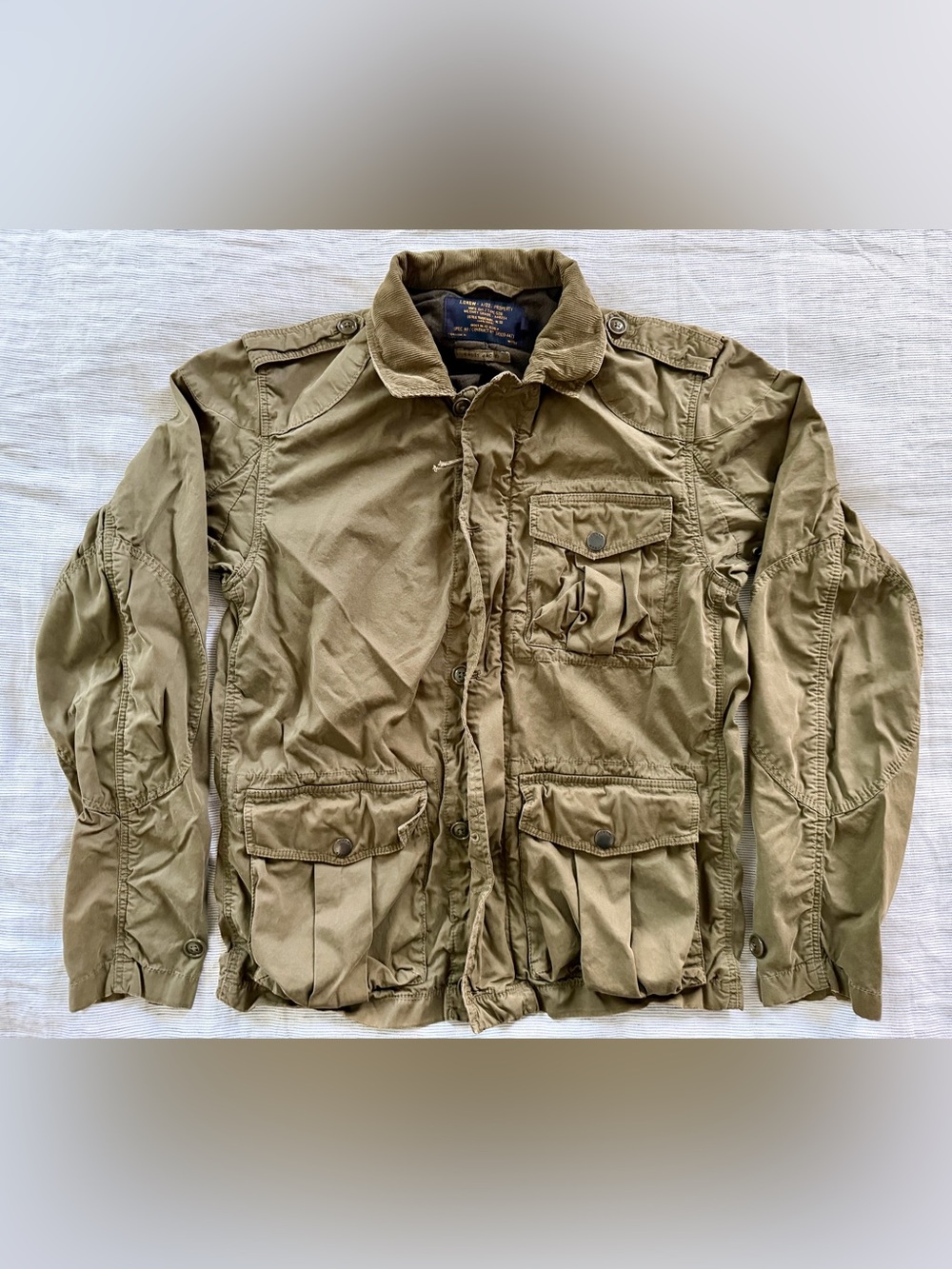 J.Crew Cadet Jacket - Fatigue Green - Vintage - Size Small